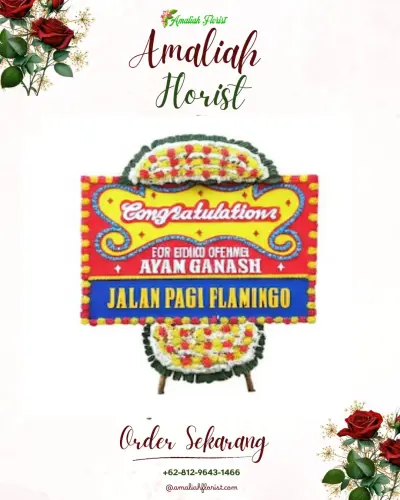 Bunga Papan Congratulation di Huta Lombang